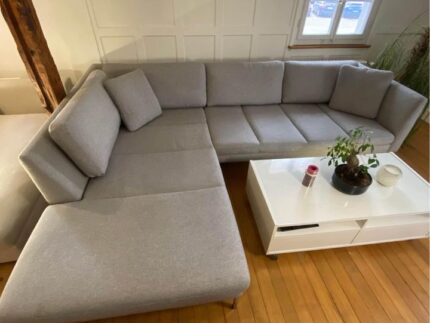 Ecksofa Kate Gratis Versand L-Sofa Grau