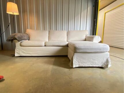Ecksofa L-Sofa Gratis Transport Beige