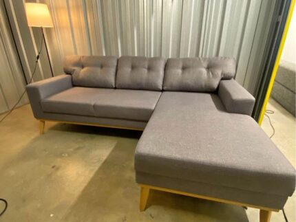 Ecksofa L-Sofa Gratis Versand Grau