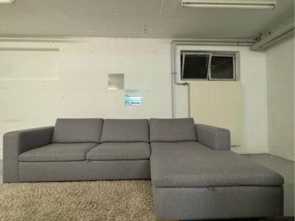 Ecksofa Bettsofa Gratis Transport Grau