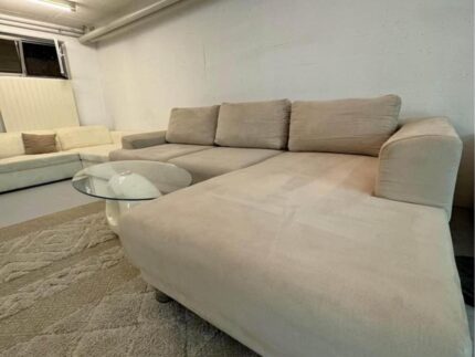 Alcantara  L-Sofa Ecksofa