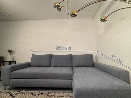 Grau BettSofa Gratis Sofort Lieferung Ecksofa