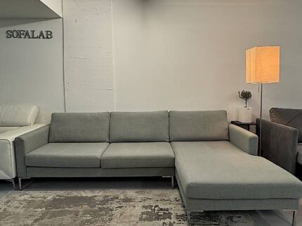 Hellgrau Ecksofa Gratis Lieferung von Livique