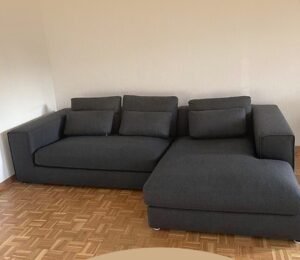 Pfister BRINDISI Ecksofa Schwarz kostenlose Lieferung – Occasion Sofa kaufen bei SofaLab