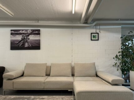 Pfister Johann Jackob Beige Ecksofa Stöff Gratis Lieferung