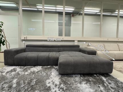 Bubble Grau Ecksofa mit Gratis Lieferung