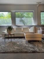 Alcantara Corner Sofa with all pillows Ink. Delivery – Occasion sofa buy at SofaLab