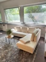 Alcantara Ecksofa mit allen Kissen Ink. Lieferung – Occasion Sofa kaufen bei SofaLab