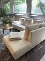 Alcantara Ecksofa mit allen Kissen Ink. Lieferung – Occasion Sofa kaufen bei SofaLab