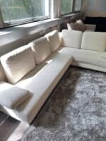 Alcantara Corner Sofa with all pillows Ink. Delivery – Occasion sofa buy at SofaLab