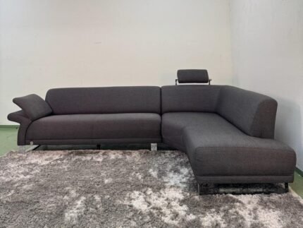 Corner sofa in anthracite by Guegemeinschaft Mobel Ink. lieferung