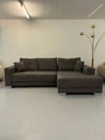 Corner Sofa Brown with electric bed function – Occasion sofa for sale at SofaLab