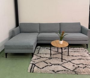 Ecksofa in Tiffany-Blau mit kostenloser Lieferung – Occasion Sofa kaufen bei SofaLab