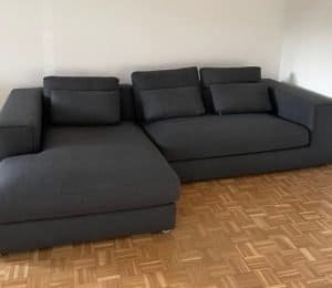 Pfister BRINDISI Ecksofa Schwarz free delivery – buy Occasion Sofa at SofaLab