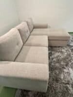 Hellgraues kleines Ecksofa Ink.Lieferung – Occasion Sofa kaufen bei SofaLab