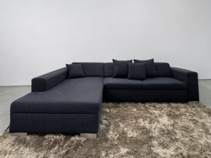 Corner sofa with extension function Ink.Delivery