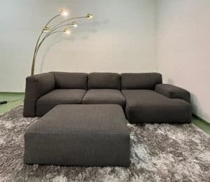 Elegant corner sofa with footrest – buy Occasion sofa at SofaLab