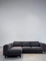 Cozy corner sofa with removable pillows