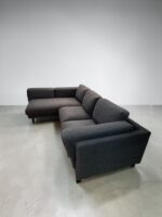 Cozy corner sofa with removable pillows