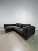 Cozy corner sofa with removable pillows