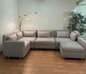Modular sofa with storage space and removable covers – buy Occasion sofa at SofaLab