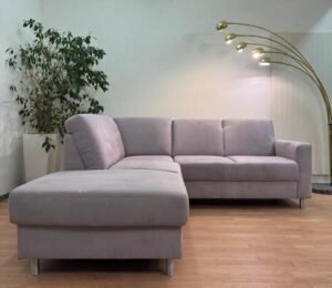 Corner sofa in Alcantara Ink.Delivery – Buy Occasion Sofa at SofaLab