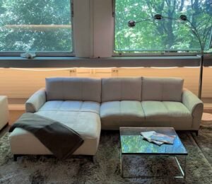 Corner Sofa Cream beik delivery – Occasion sofa buy at SofaLab