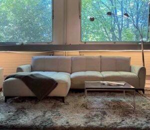 Corner Sofa Cream beik delivery – Occasion sofa buy at SofaLab