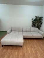 Corner Sofa in cream beige ink. Delivery – Occasion sofa for sale at SofaLab