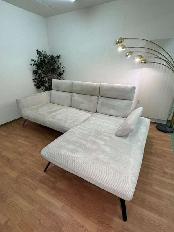 Ecksofa von Moderano in Cordstoff – Occasion Sofa kaufen bei SofaLab