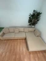 Ecksofa in Beige mit abnehmbaren Bezügen – Occasion Sofa kaufen bei SofaLab