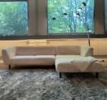 Superweiches beigefarbenes Ecksofa – Occasion Sofa kaufen bei SofaLab