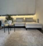 Corner Sofa Pasatell Silver with Free Delivery – Occasion Sofa for sale at SofaLab