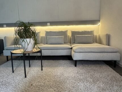 Corner Sofa Pasatell Silver with Free Delivery – Occasion Sofa for sale at SofaLab