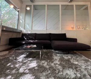 Cosy Corner Sofa Black – Occasion sofa for sale at SofaLab
