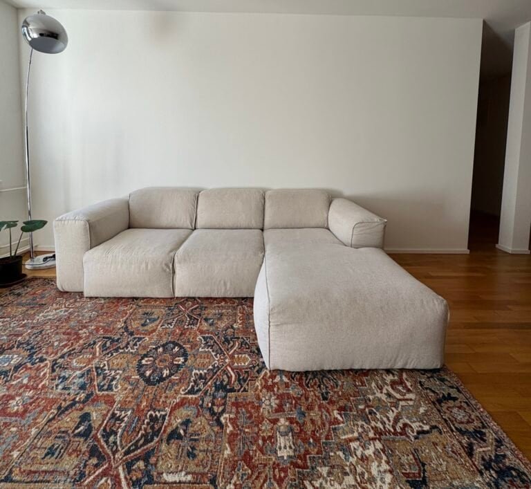 Hudson Corner Sofa Beige Made In Germany – Occasion sofa for sale at SofaLab