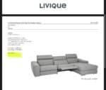 Corner Sofa by livique with electric adjustment function – Occasion sofa for sale at SofaLab