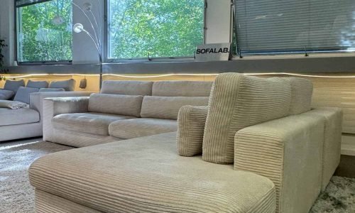 Corner Sofa beige by Pfister Johan Jakob – Occasion sofa for sale at SofaLab