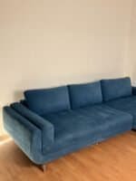 Corner Sofa Pastellblau Ink.Lieferung – Occasion sofa for sale at SofaLab