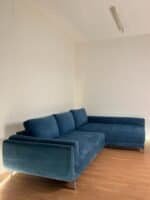 Corner Sofa Pastellblau Ink.Lieferung – Occasion sofa for sale at SofaLab