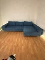 Corner Sofa Pastellblau Ink.Lieferung – Occasion sofa for sale at SofaLab