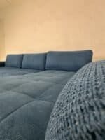 Corner Sofa Pastellblau Ink.Lieferung – Occasion sofa for sale at SofaLab