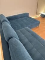 Corner Sofa Pastellblau Ink.Lieferung – Occasion sofa for sale at SofaLab