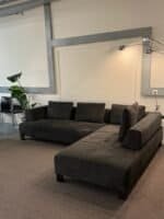 Corner Sofa Dark Blue By Natuzzi – Occasion sofa for sale at SofaLab