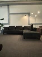 Corner Sofa Dark Blue By Natuzzi – Occasion sofa for sale at SofaLab