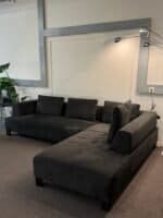 Corner Sofa Dark Blue By Natuzzi – Occasion sofa for sale at SofaLab