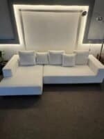 Corner Sofa Cream bei LaNuova CASA – Occasion sofa for sale at SofaLab