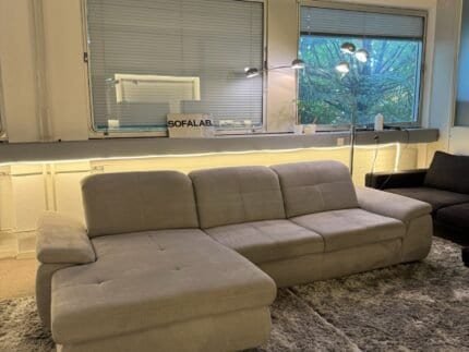 Light grey Corner Sofa Ink delivery – Occasion sofa for sale at SofaLab