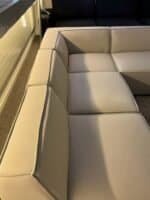 Modular sofa sand beige with footrest – Occasion sofa for sale at SofaLab