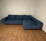 Corner Sofa Pastellblau Ink.Lieferung – Occasion sofa for sale at SofaLab
